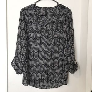 Maurices Patterned Blouse